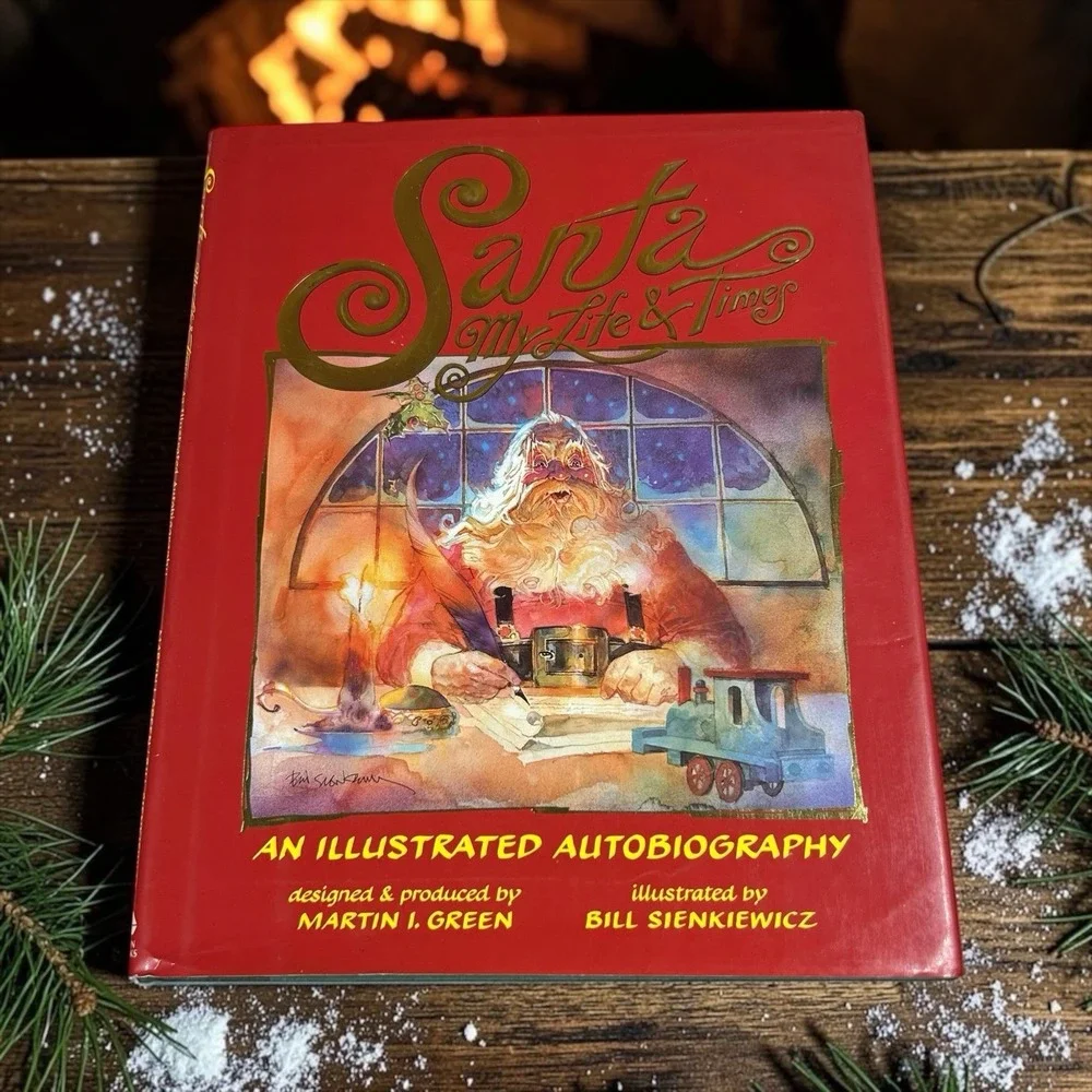 Vtg Santa My Life and Times An Autobiography by Jared Green Hardcover 1st Ed '98